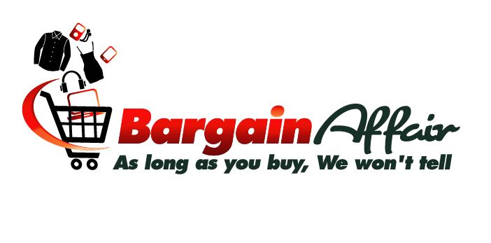 A logo for the bargain app.